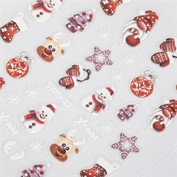 Julemotiver klistermærker, SW0-47, CNB